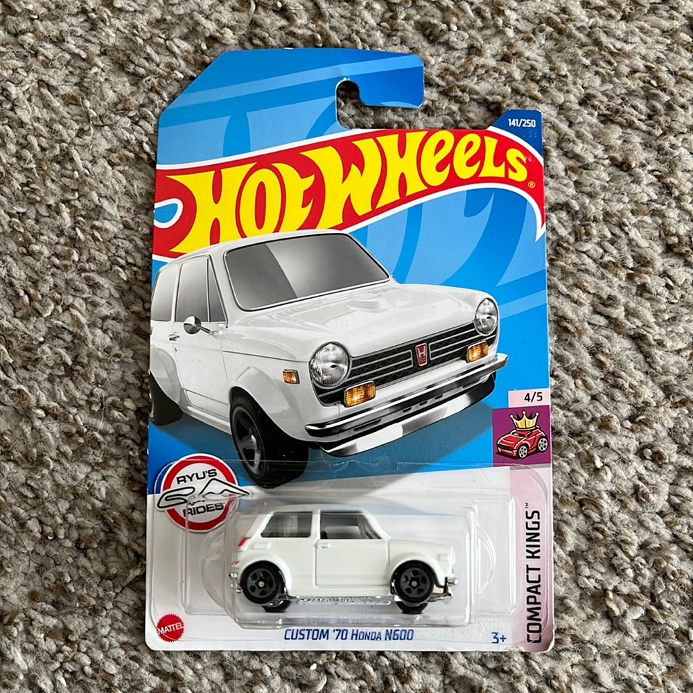 HOT WHEELS CUSTOM ‘70 Honda N600 white